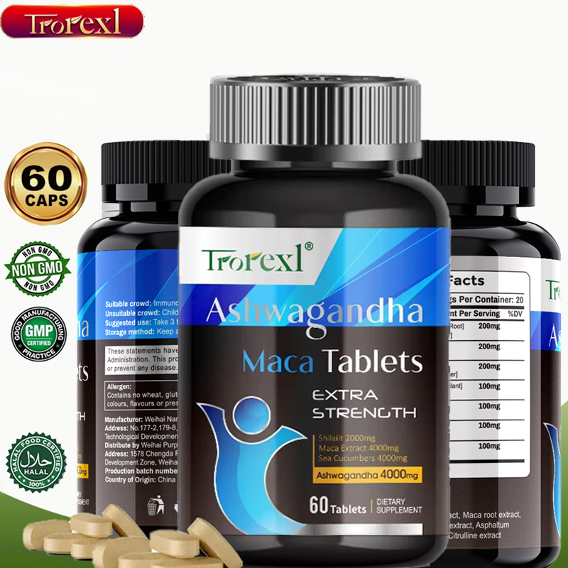 Renewable Energy Resources - Ashwagandha Maca Tablets Male Enhancing Supplement