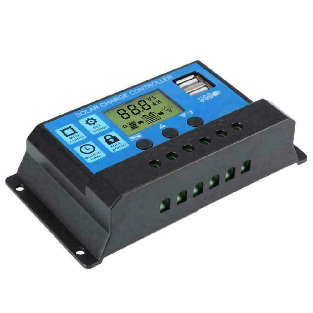 Pwm Charge Controller - PWM 20A 12/24V Regulator Solar Charge