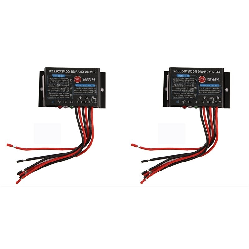 Pwm Charge Controller - T24C 2X 10A 12V IP67 Waterproof
