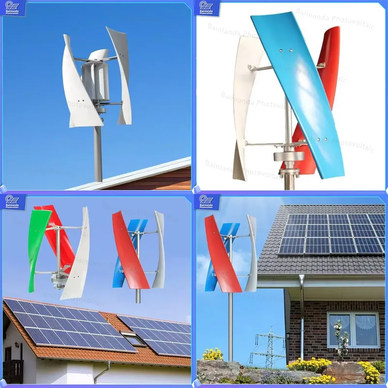 5KW Hybrid Solar Wind Turbine  - Renewable Energy Solutions ulasan dan harga