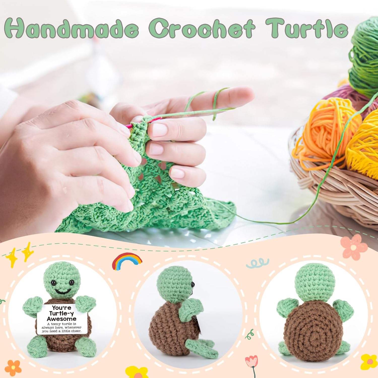 Hand Knitted Positive Energy P - Renewable Energy Resources ulasan dan harga
