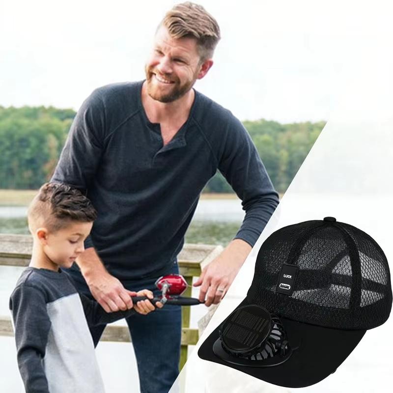 *Solar Powered Cap With Fan Su - Renewable Energy Fan ulasan dan harga