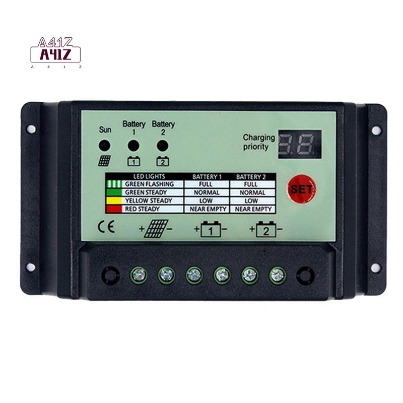 A41Z-Dual Battery Solar Charge - Pwm Charge Controller ulasan dan harga