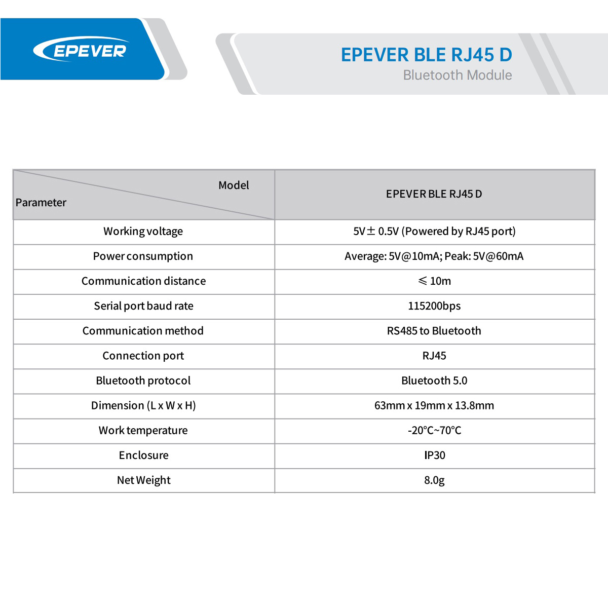 EPEVER Bluetooth Adapter BLE F - Pwm Charge Controller ulasan dan harga
