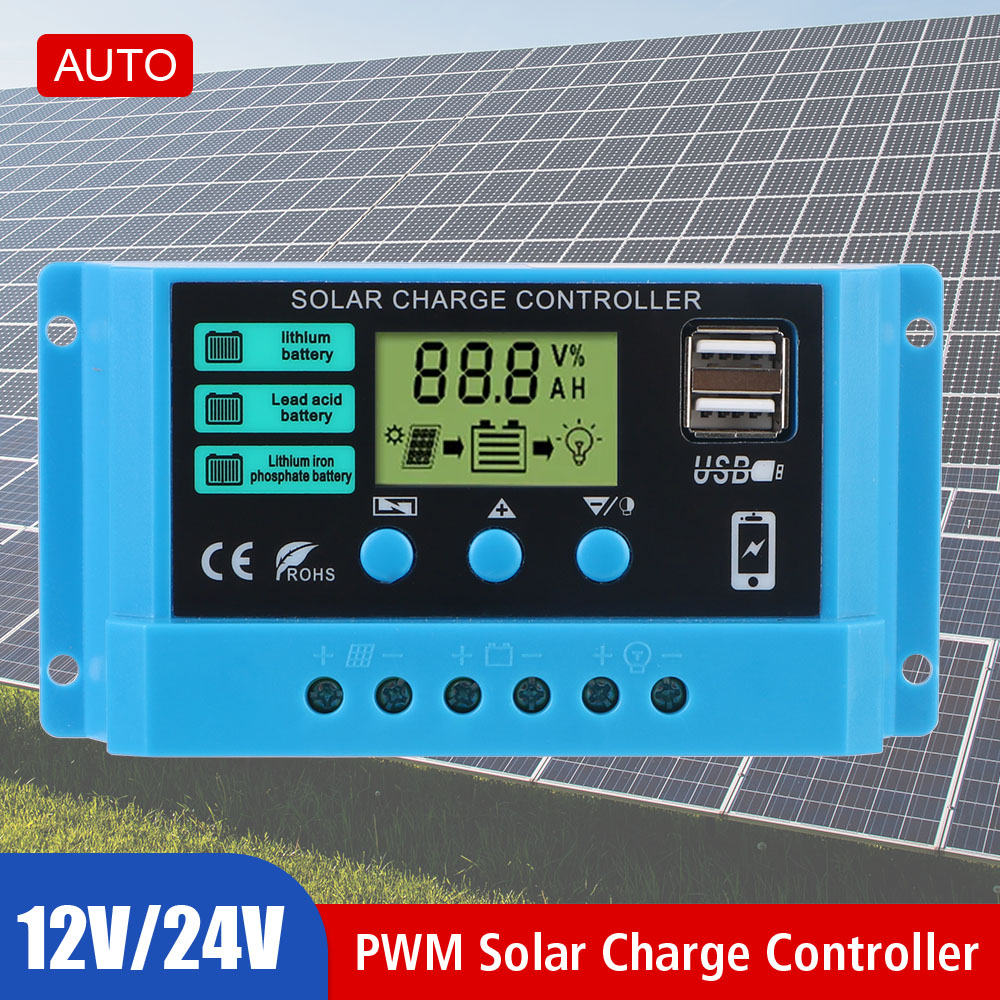 Solar Controller 30A Solar Cha - Pwm Charge Controller ulasan dan harga