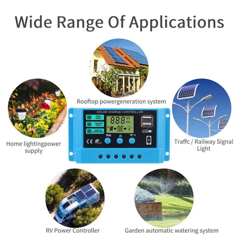 Solar Controller 30A Solar Cha - Pwm Charge Controller ulasan dan harga