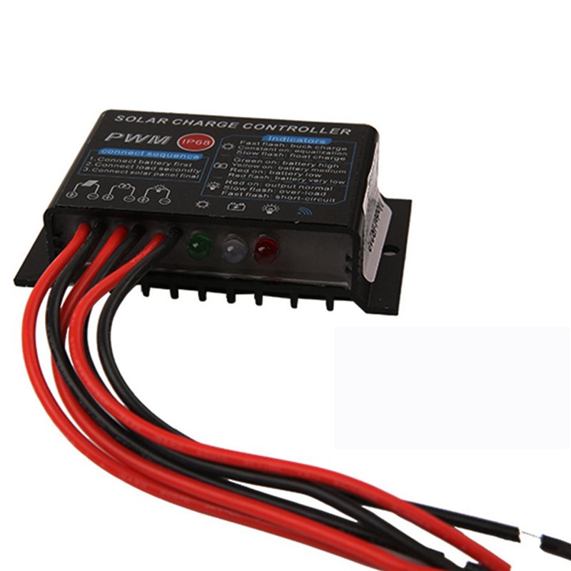 T24C 2X 10A 12V IP67 Waterproo - Pwm Charge Controller ulasan dan harga