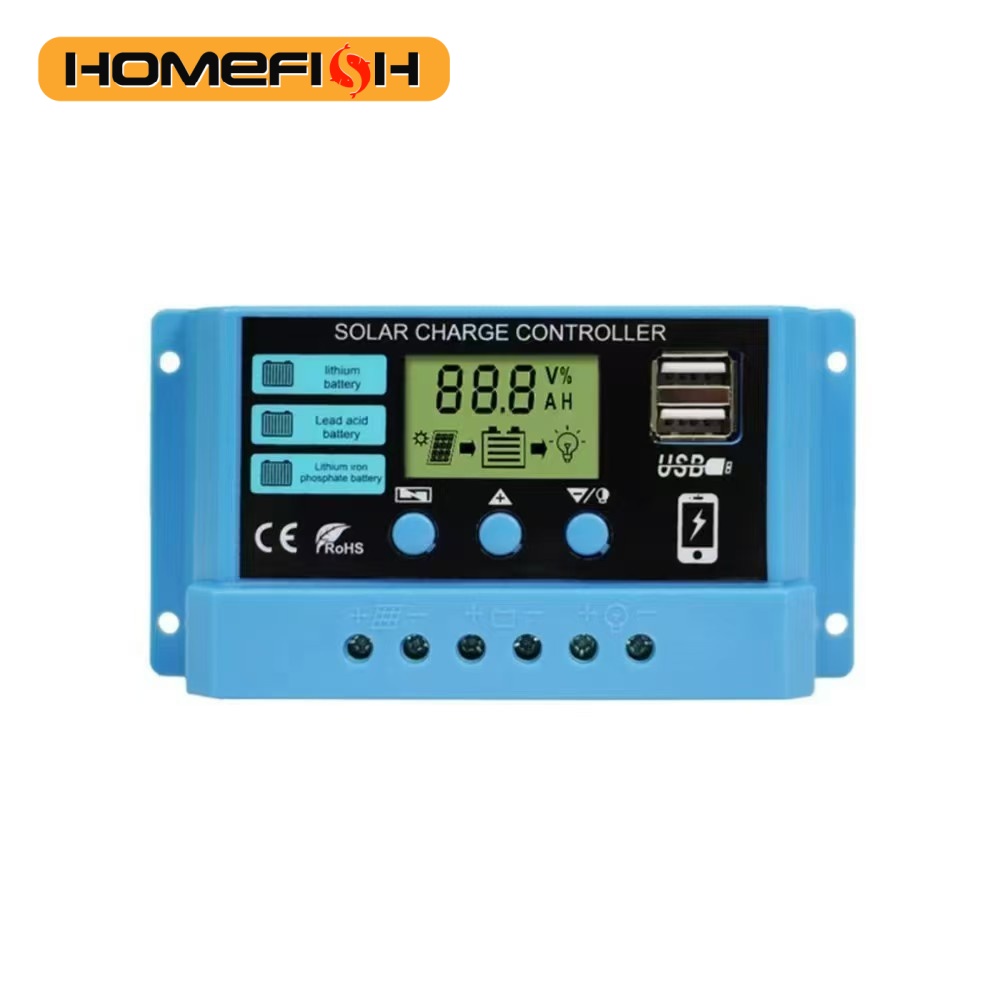 30A PWM Solar Panel Charger Co - Pwm Charge Controller ulasan dan harga