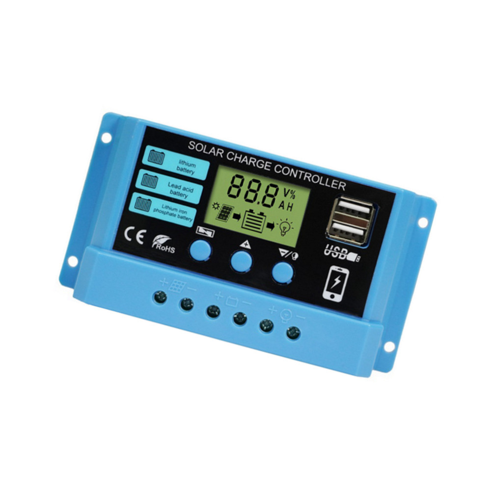 30A PWM Solar Panel Charger Co - Pwm Charge Controller ulasan dan harga