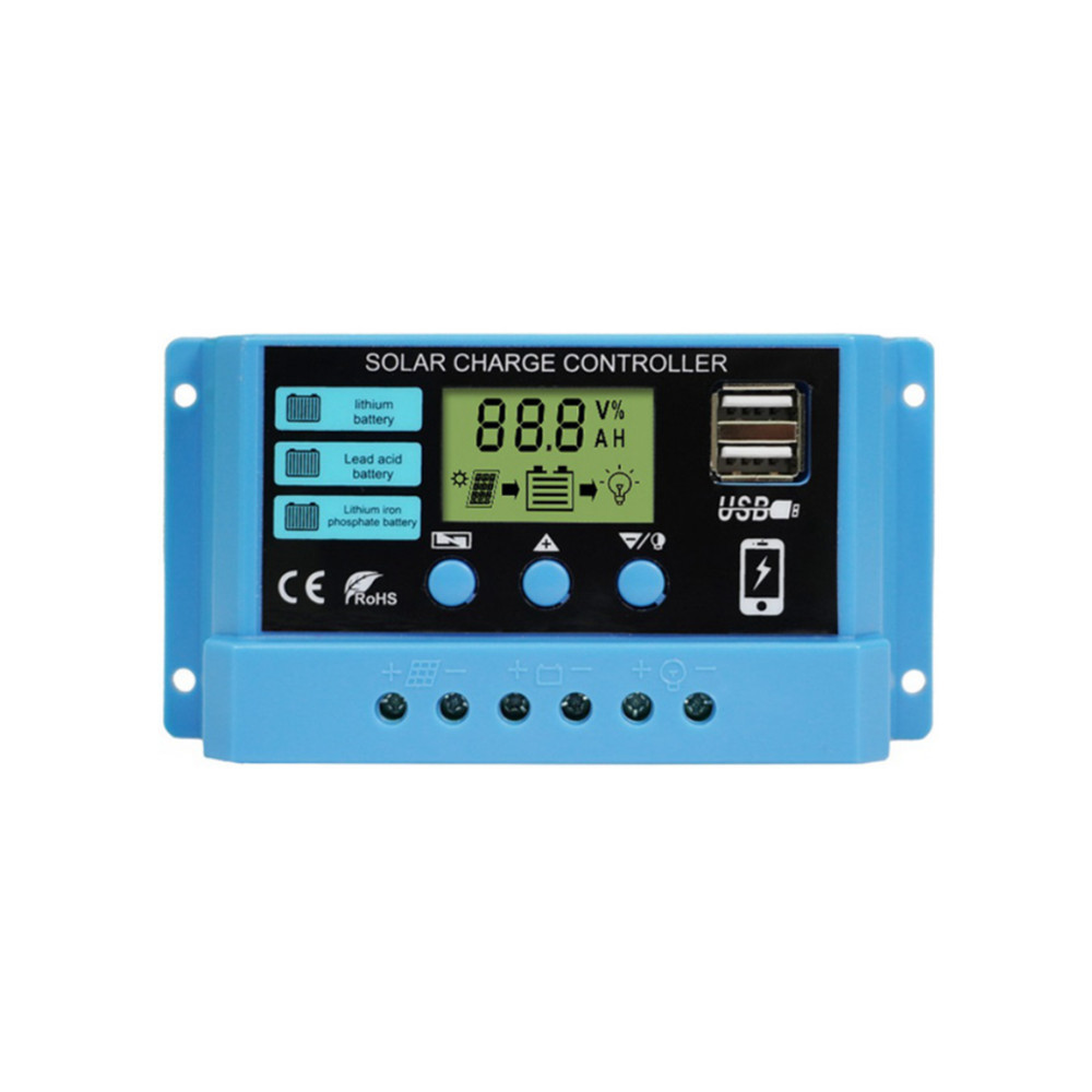 30A PWM Solar Panel Charger Co - Pwm Charge Controller ulasan dan harga