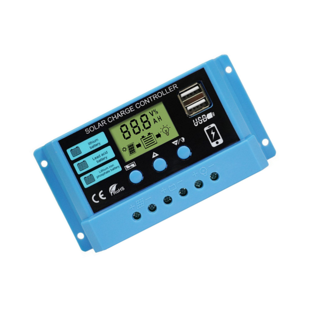 30A PWM Solar Panel Charger Co - Pwm Charge Controller ulasan dan harga